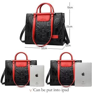 Brand Luxury Designer Shoulder Bags 2023 New Women’s Large Capacity Vintage Tote Bags Women’s Soft Leather Messenger Handbags
