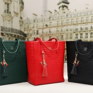 CILMI HARVILL CHHC Summer New Women’s Handbag with Large Capacity Embossed Mother and Child Design Hanging Decoration, Portable
