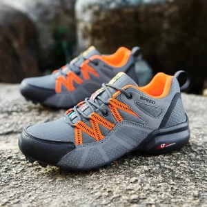 Light Plus Size Trail Running Shoes Men Sneakers Outdoor Man Sports Shoes Waterproof Off Road Multifunction Traveling Footwear