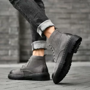 Men ankle Boots lace up fashion New Fashion Shoes Man Outdoor Comfy Classic Male Shoes plush warm snow boots Men Casual Sneakers