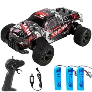 RC Monster Truck High Speed Off-Road Crawler Drift Radio Controlled Buggy 1/20 Scale Rally Remote Control Car Kid Toys For Boys